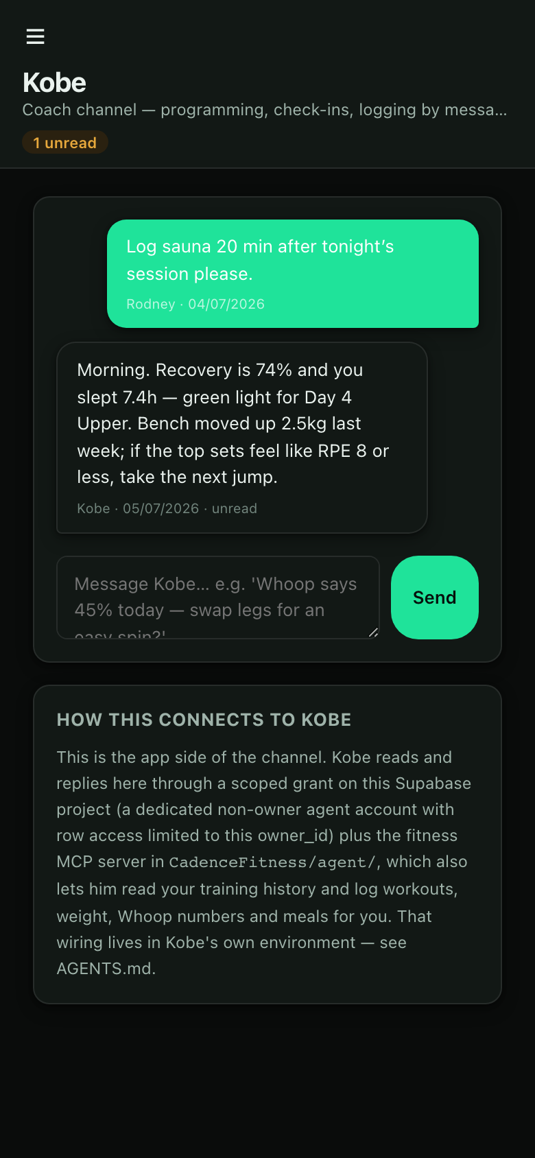 A real conversation with Kobe — recovery report and training green light